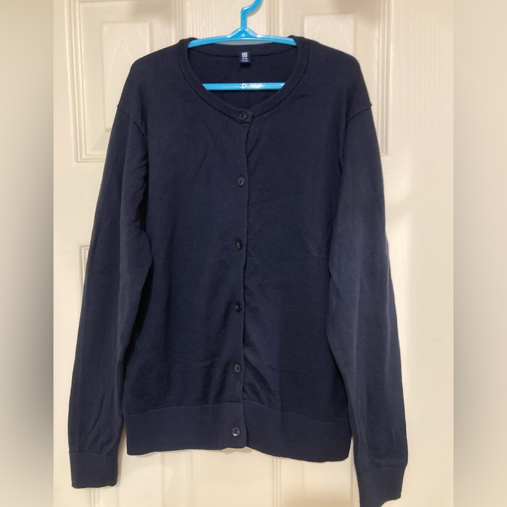 Uniqlo Kids Cardigan - Navy Blue